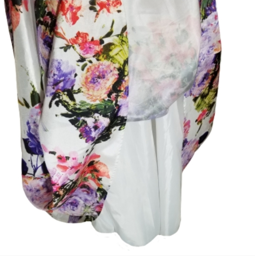 My Michelle Skirt Purple Floral Maxi Size 5 - Picture 5 of 13